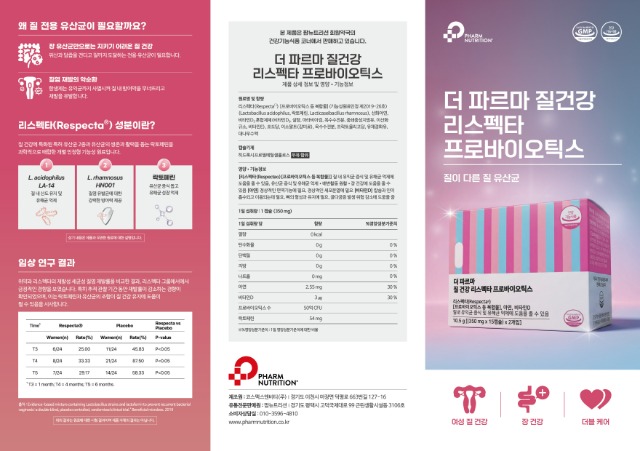(리플렛) 더 파르마 질건강 리스펙타 프로바이오틱스