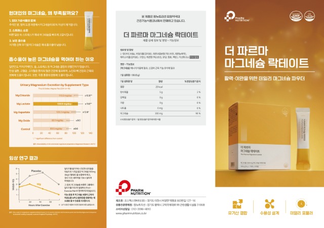 (리플렛) 더 파르마 마그네슘 락테이트